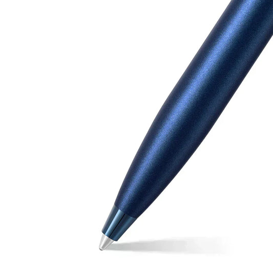 Sheaffer 100 9371 Bolígrafo en Azul Satinado con Acabados PVD Azules