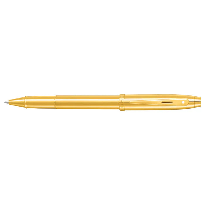 Sheaffer 100 9372 Pluma Rollerball en PVD Dorado Brillante con Acabados PVD Dorados