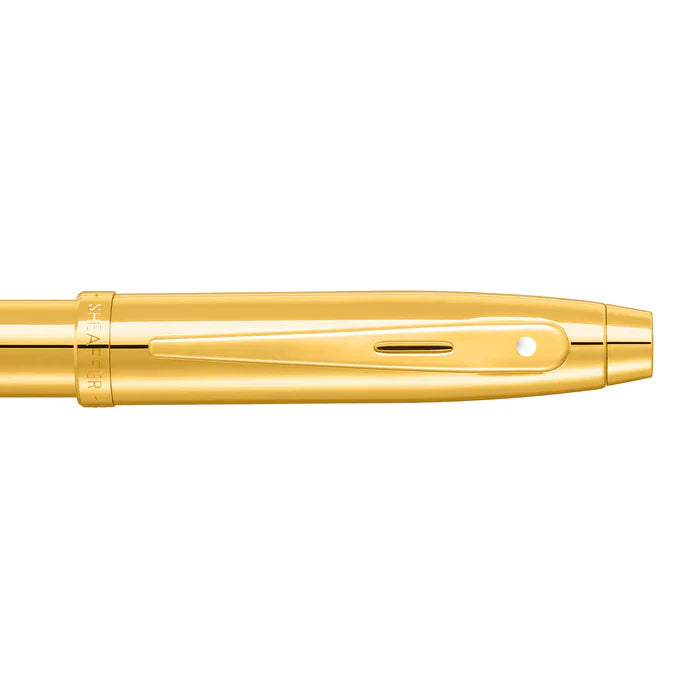Sheaffer 100 9372 Pluma Rollerball en PVD Dorado Brillante con Acabados PVD Dorados