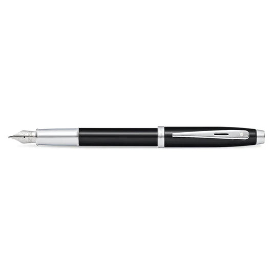 Sheaffer 100 Pluma Fuente en Laca Negra Brillante