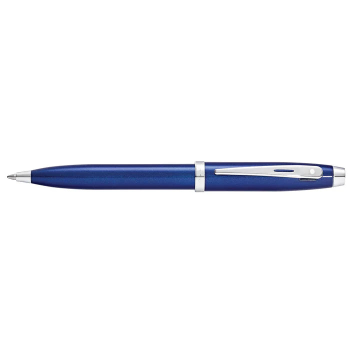 Sheaffer 100 Bolígrafo en Azul Brillante con Acabados en Cromo