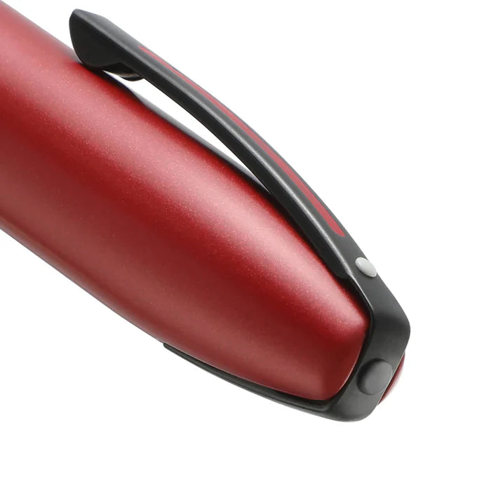 Sheaffer Icon E9111 Bolígrafo en Rojo Metálico con Acabados PVD en Negro
