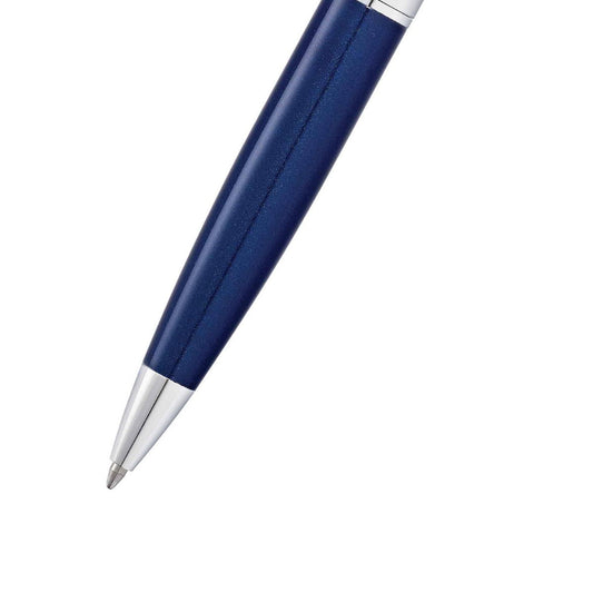 Sheaffer 300 Bolígrafo 9341 en Azul Brillante con Acabados en Cromo