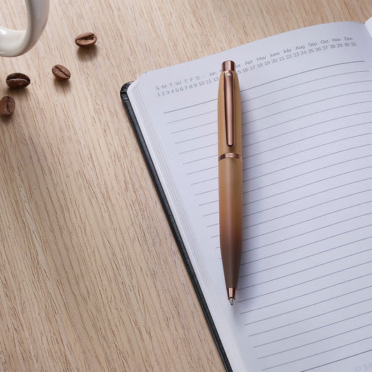 Sheaffer VFM 9428 Coffee Edition Bolígrafo en Café Mate con Acabados PVD Café Regal