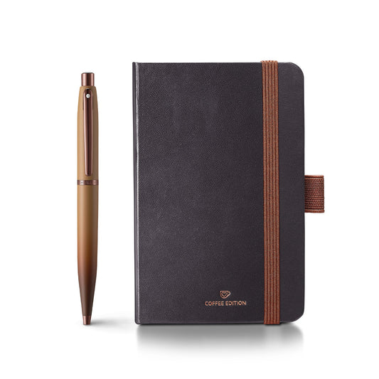 Set Sheaffer® VFM 9428 Bolígrafo Café Mate, Edición Coffee con Cuaderno