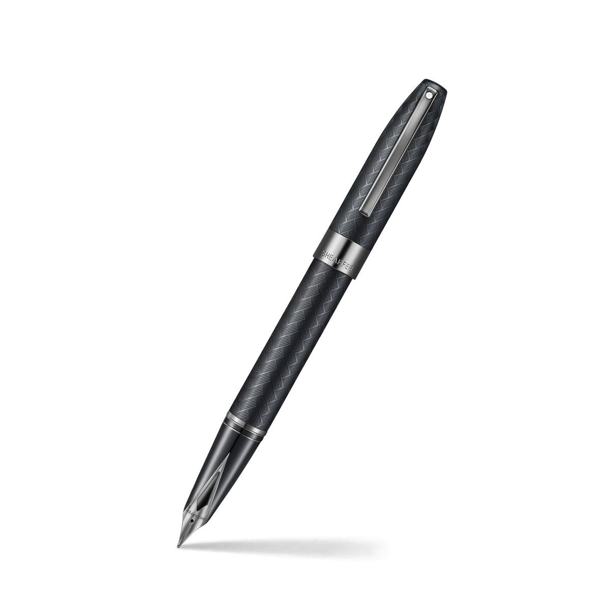 Sheaffer Legacy 9066 Pluma Fuente en Negro Mate Chevron