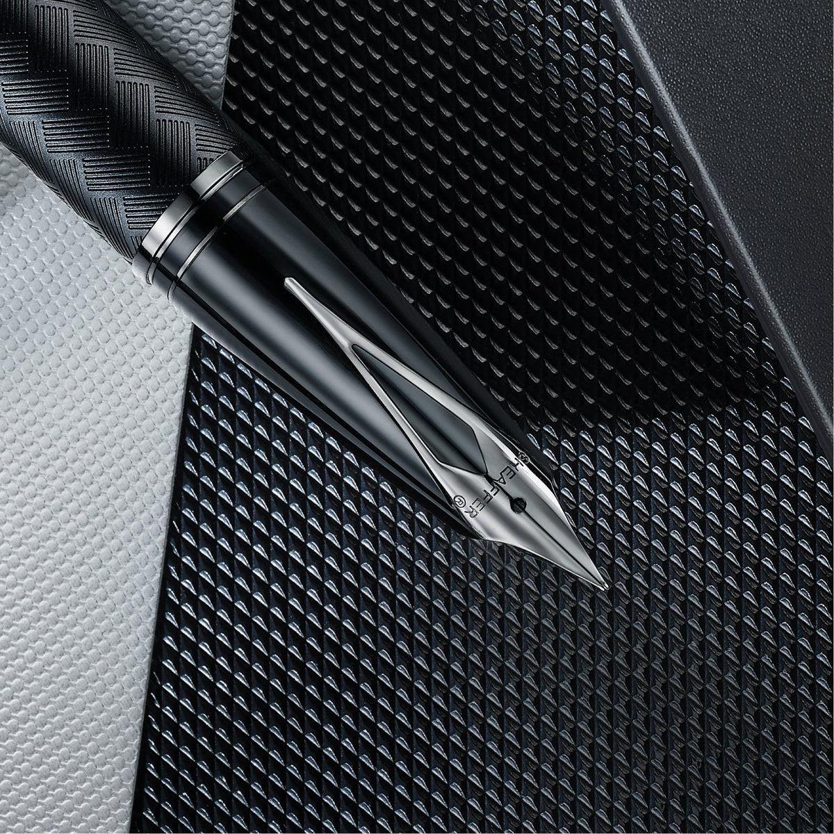 Sheaffer Legacy 9066 Pluma Fuente en Negro Mate Chevron