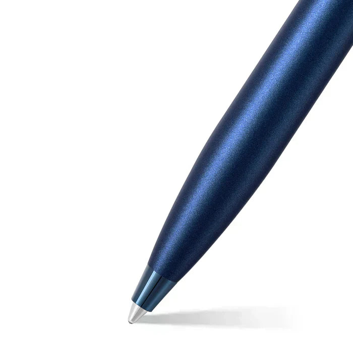 Sheaffer 100 9371 Bolígrafo en Azul Satinado con Acabados PVD Azules