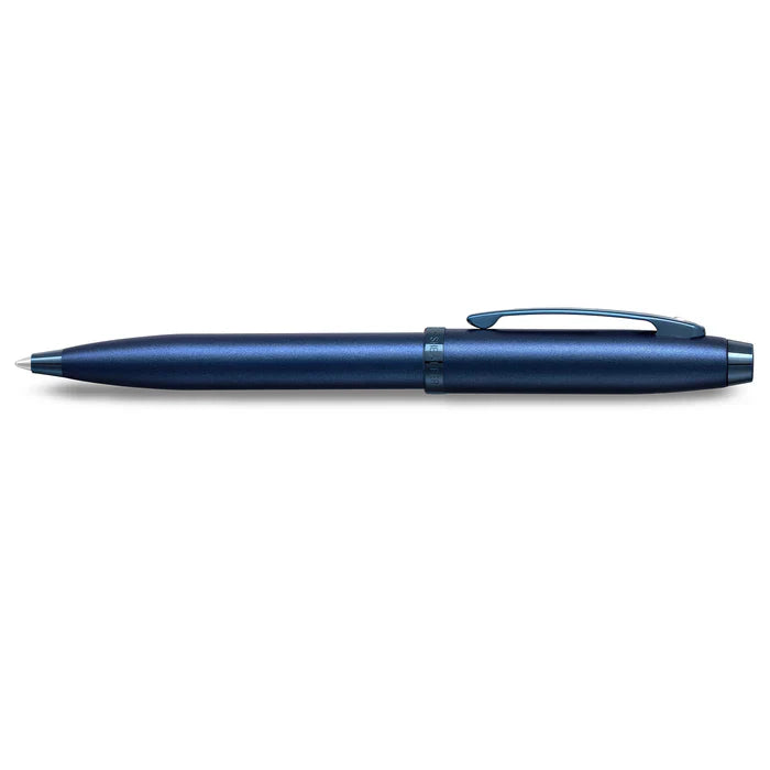 Sheaffer 100 9371 Bolígrafo en Azul Satinado con Acabados PVD Azules