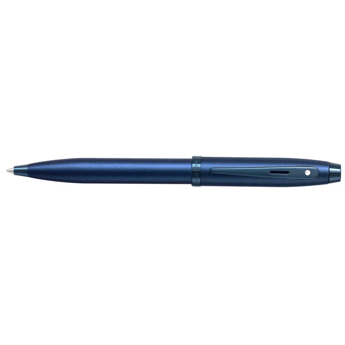 Sheaffer 100 9371 Bolígrafo en Azul Satinado con Acabados PVD Azules