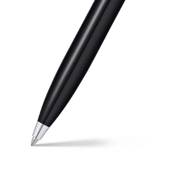Sheaffer 100 Bolígrafo en Negro Brillante con Acabados en Cromo