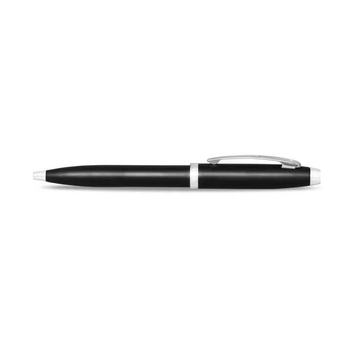 Sheaffer 100 Bolígrafo en Negro Brillante con Acabados en Cromo