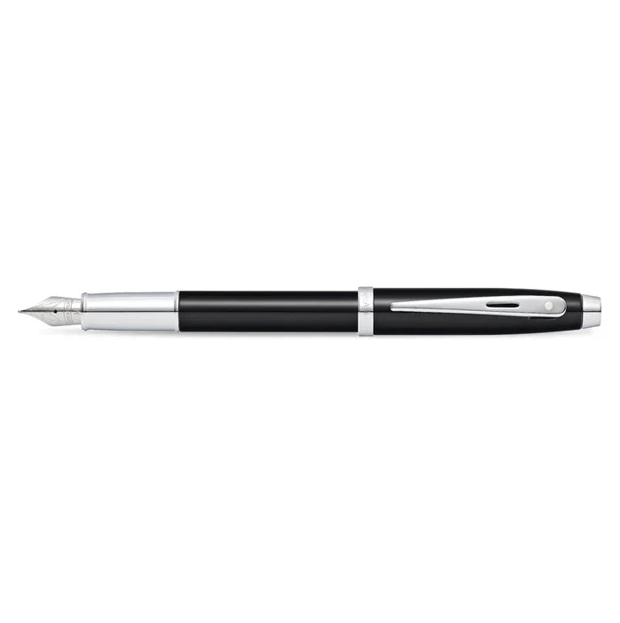 Sheaffer 100 Pluma Fuente en Laca Negra Brillante