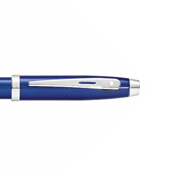 Sheaffer 100 Bolígrafo en Azul Brillante con Acabados en Cromo