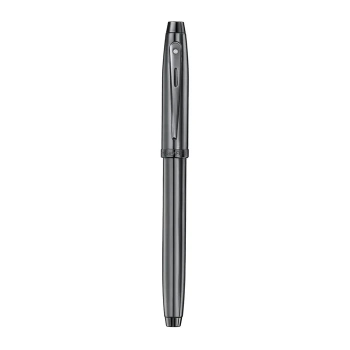 Sheaffer 100 9375 Ionic Pluma Fuente en Gris Gunmetal con Acabados PVD Brillantes