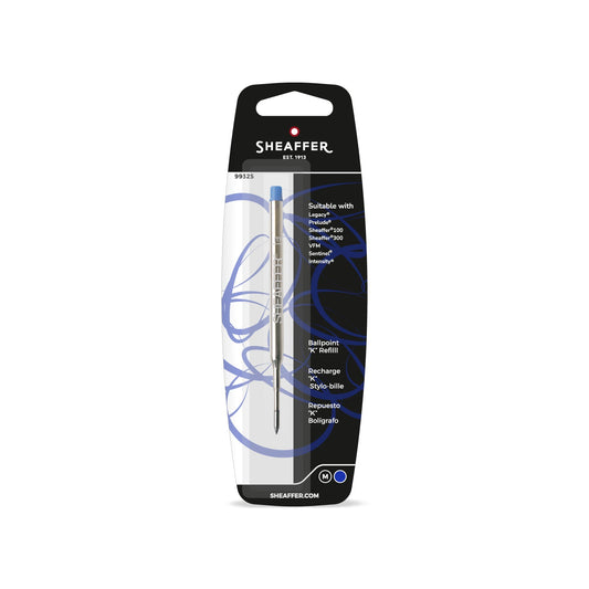 Repuesto Sheaffer® Bolígrafo (formato K) Azul Punto Medio