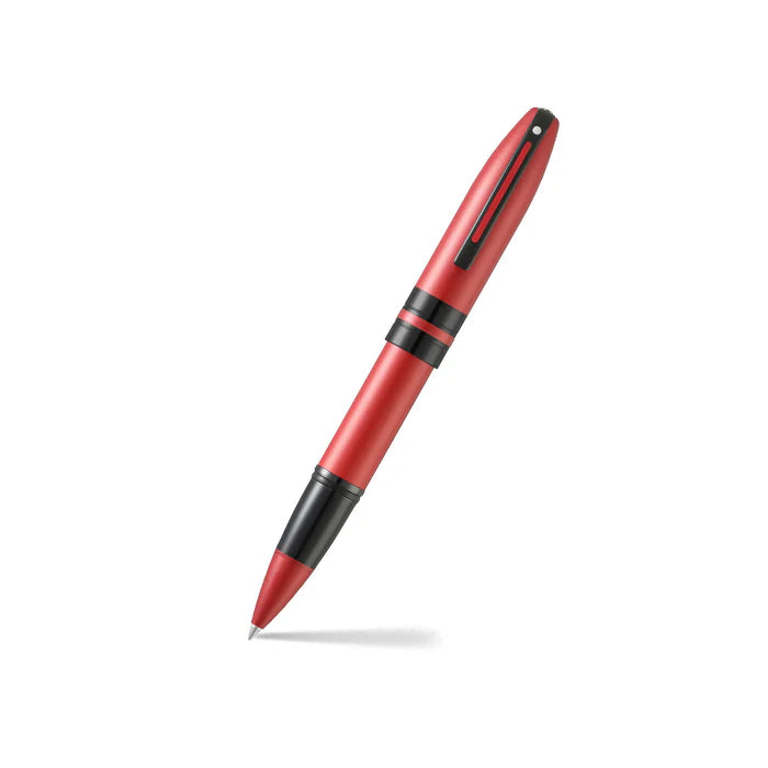 Sheaffer Icon E9111 Pluma Rollerball en Rojo Metálico con Acabados PVD en Negro