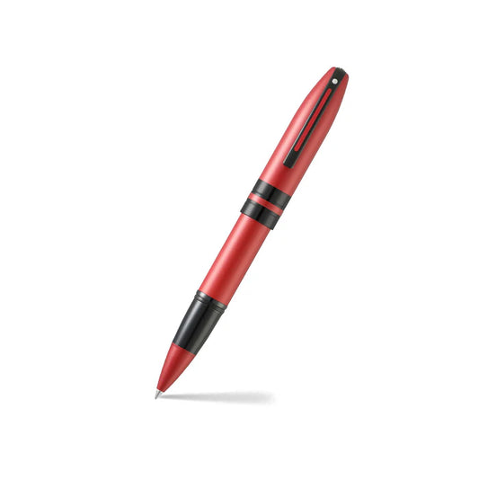 Sheaffer Icon E9111 Pluma Rollerball en Rojo Metálico con Acabados PVD en Negro