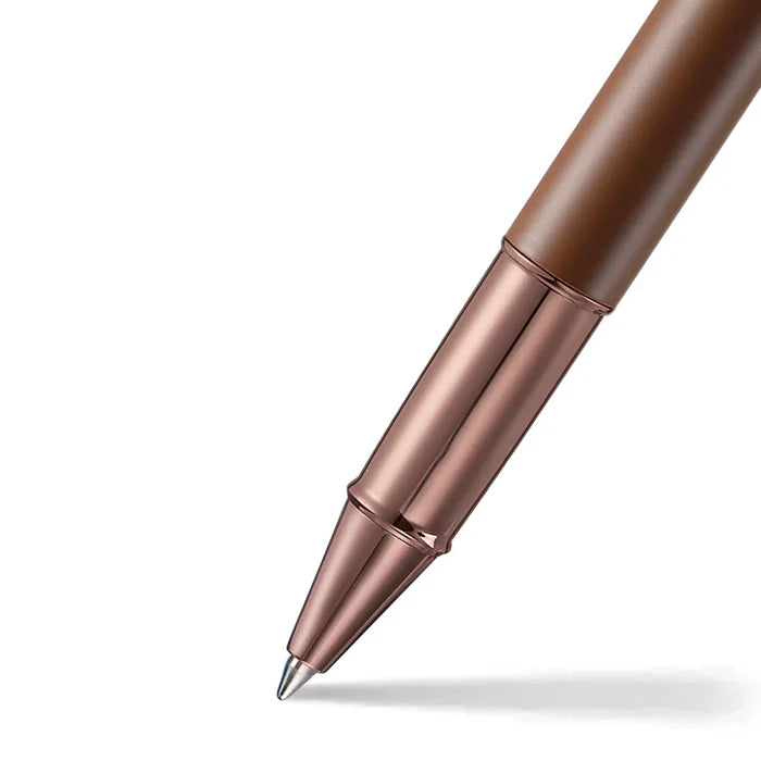 Sheaffer 100 9374 Coffee Edition Pluma Rollerball en Café Mate con Acabados PVD Café Regal