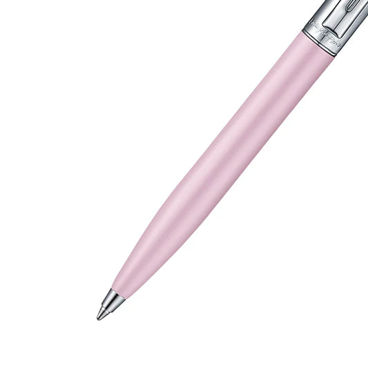 Sheaffer Sentinel Emily in Paris 321 Bolígrafo en Rosa Mate con Acabados en Cromo y Clip con Emblema en Forma de Moño