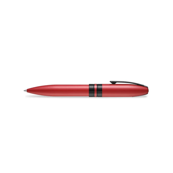 Sheaffer Icon E9111 Bolígrafo en Rojo Metálico con Acabados PVD en Negro