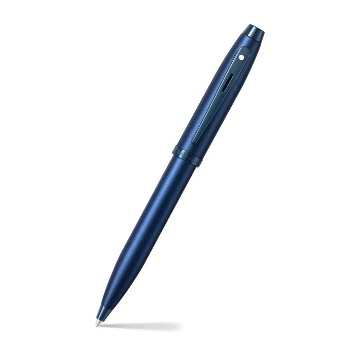 Sheaffer 100 9371 Bolígrafo en Azul Satinado con Acabados PVD Azules