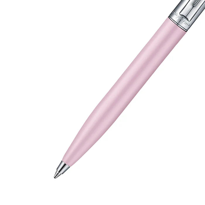 Set de Regalo Sheaffer con Emily in Paris: Bolígrafo Sentinel 321 Rosa Mate con Acabados en Cromo y Cuaderno Pequeño de Tapa Dura
