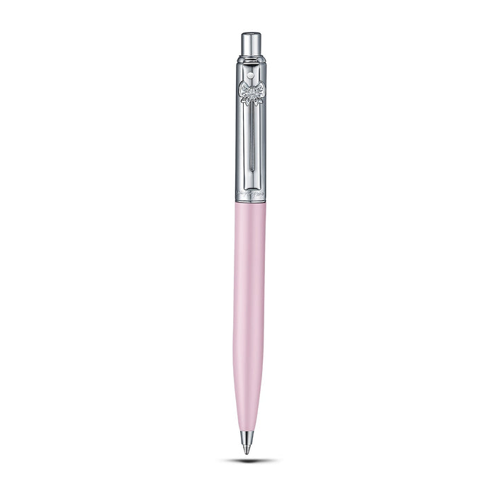 Set de Regalo Sheaffer con Emily in Paris: Bolígrafo Sentinel 321 Rosa Mate con Acabados en Cromo y Cuaderno Pequeño de Tapa Dura
