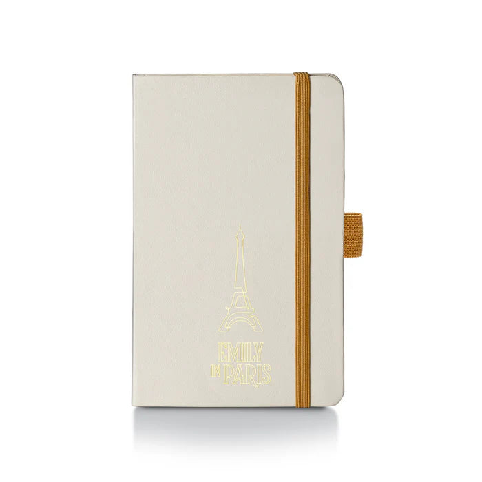 Set de Regalo Sheaffer con Emily in Paris: Bolígrafo 100 9377 Oro Champaña con Acabados a Tono y Cuaderno Pequeño de Tapa Dura