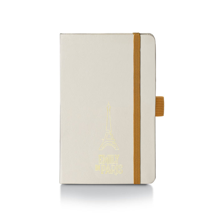 Sheaffer Emily in Paris Cuaderno Pequeño en Beige con Papel Amigable con Tinta de 90 GSM y Torre Eiffel Grabada