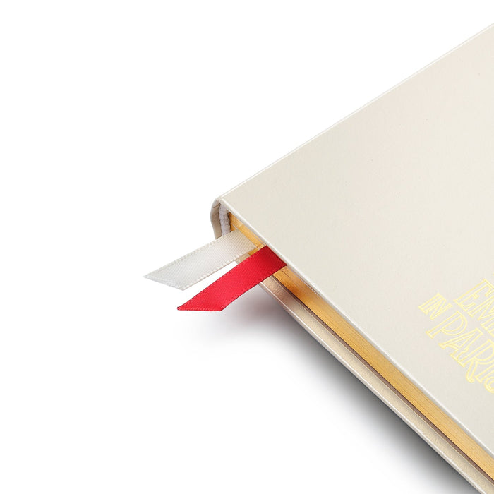 Sheaffer Emily in Paris Cuaderno Pequeño en Beige con Papel Amigable con Tinta de 90 GSM y Torre Eiffel Grabada