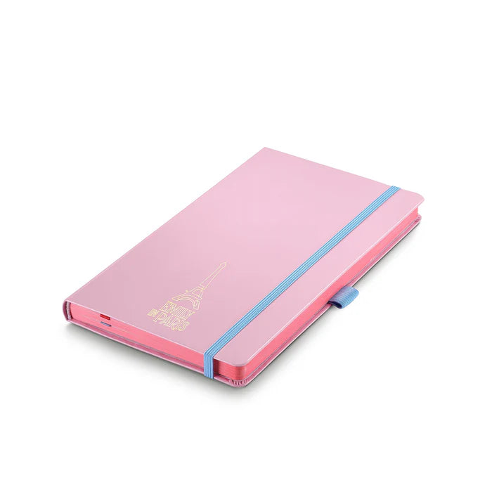 Sheaffer Emily in Paris Cuaderno Mediano en Rosa con Papel Amigable con Tinta de 90 GSM y Torre Eiffel Grabada