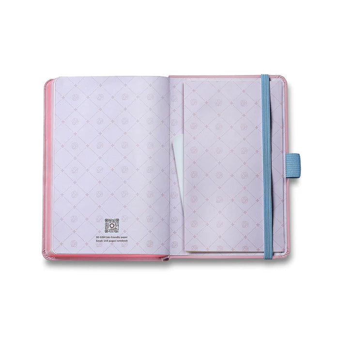 Sheaffer Emily in Paris Cuaderno Pequeño en Rosa con Papel Amigable con Tinta de 90 GSM y Torre Eiffel Grabada