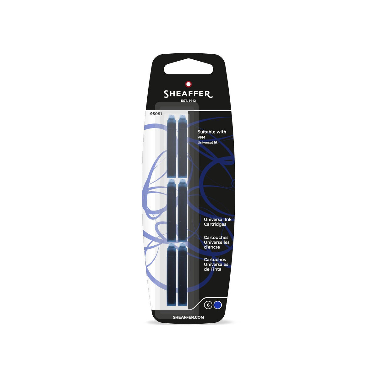 Cartuchos Sheaffer® VFM/Universal Azules