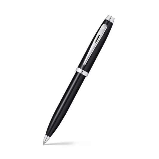 Sheaffer 100 Bolígrafo en Negro Brillante con Acabados en Cromo