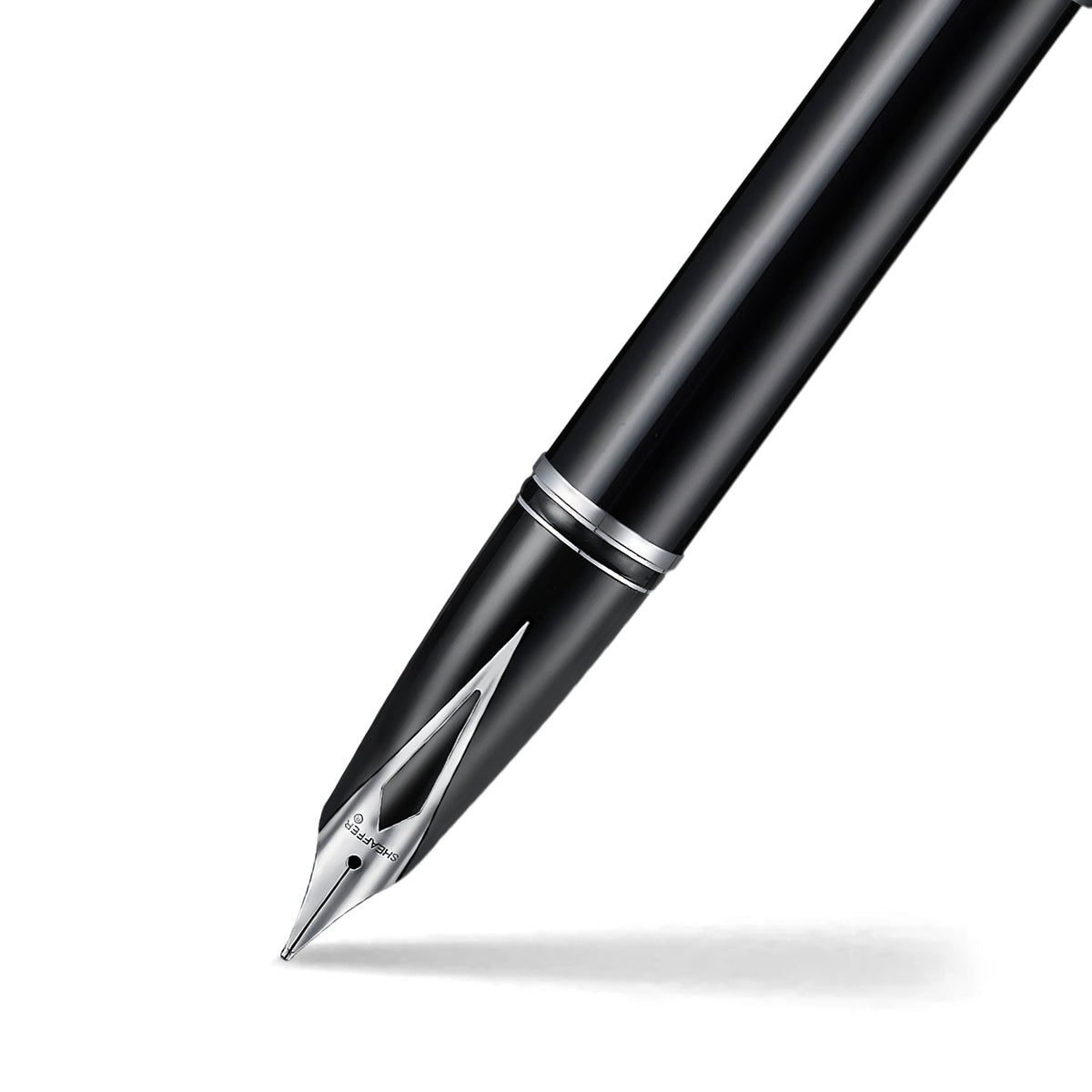 Sheaffer Legacy 9064 Pluma Fuente en Negro con Acabados en Cromo