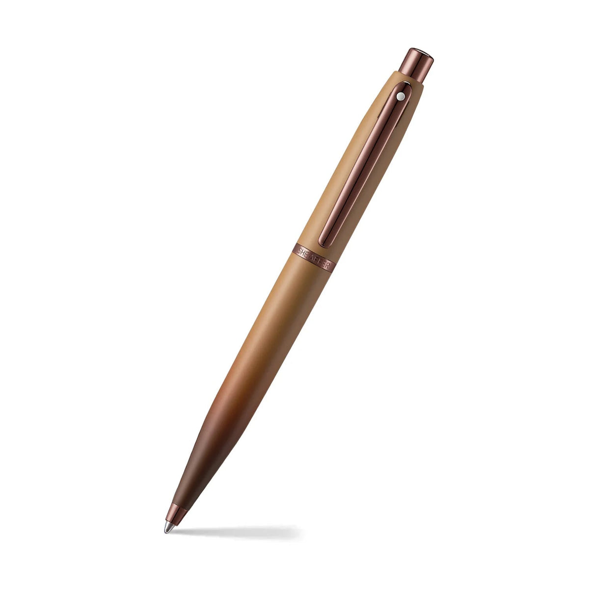 Set Sheaffer® VFM 9428 Bolígrafo Café Mate, Edición Coffee con Estuche de Piel Coffee