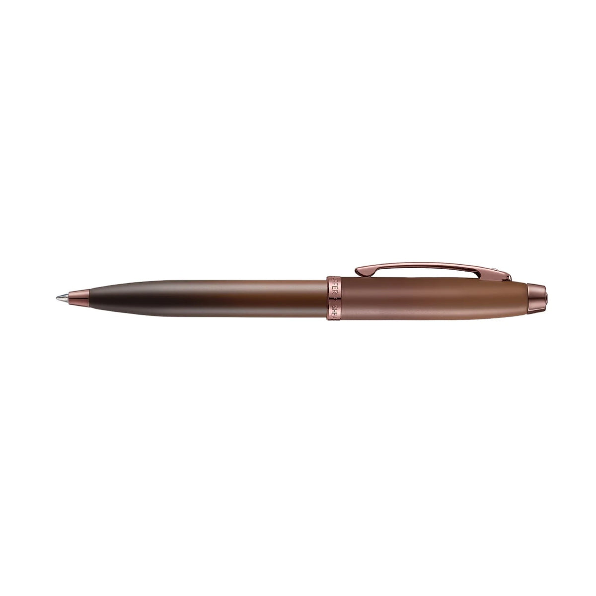 Set Sheaffer® 100 9374 Pluma Rollerball Café Mate, Edición Coffee con Estuche de Piel Coffee