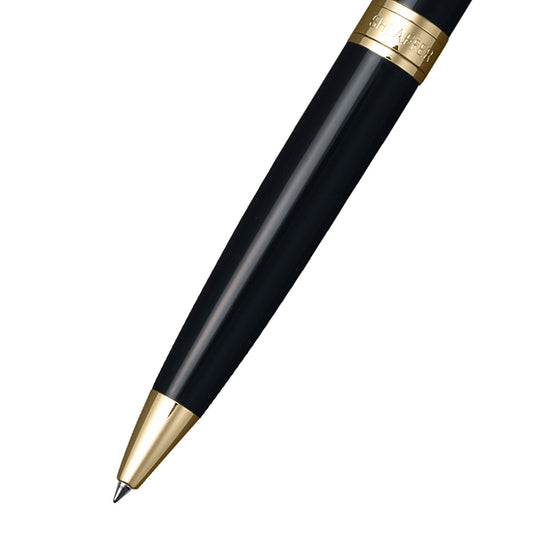 Sheaffer 300 Bolígrafo 9325 en Negro Brillante con Acabados en Oro